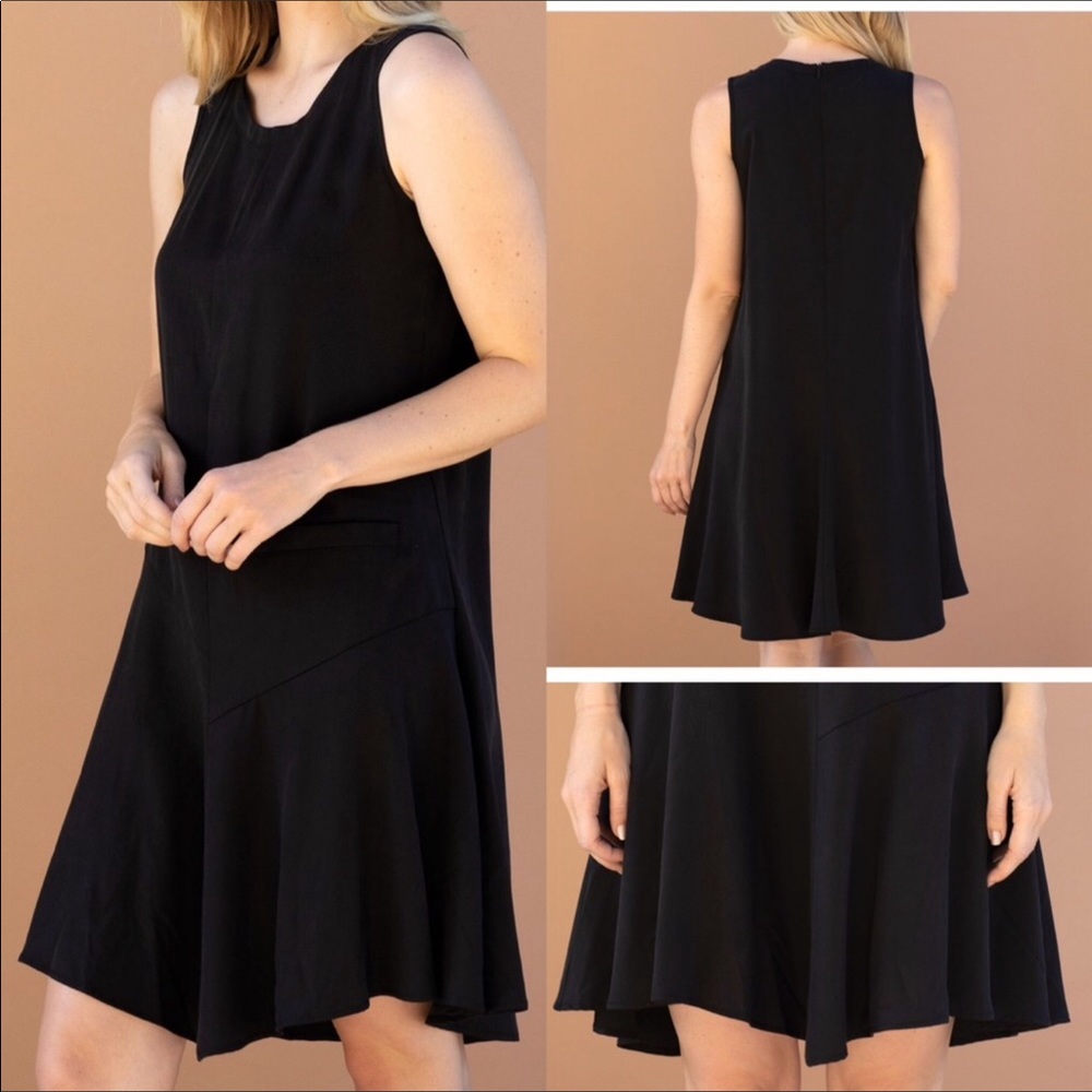 -Kestan Stern Tank Dress Black Medium